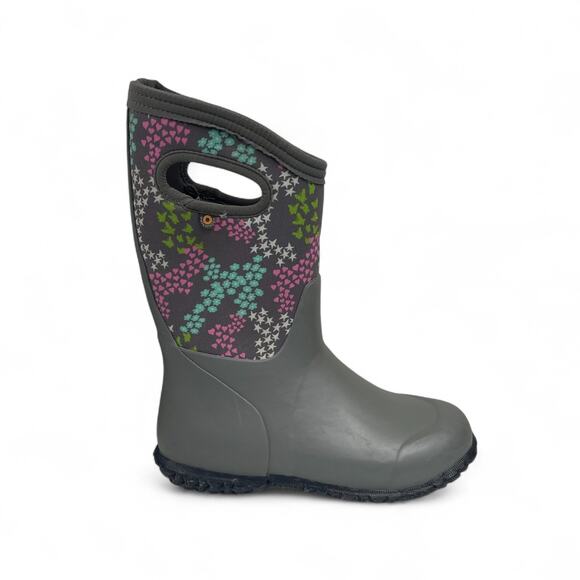 Bogs York Snow Boot Youth 4 Women 7 Gray Waterproof Insulation -20 Degrees - Picture 1 of 8